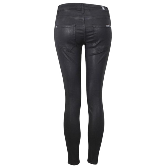 7 For All Mankind Denim - 7 for all Mankind The Skinny coated jeans